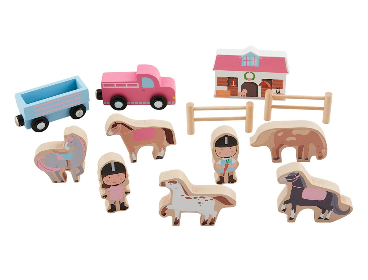 Horse Stable Toy Set