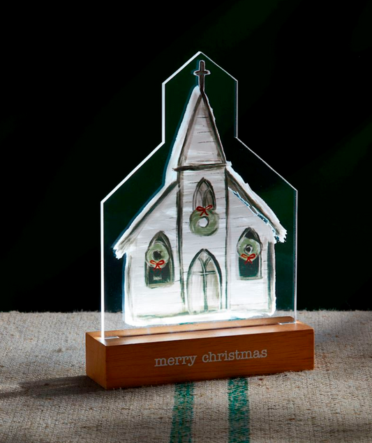 Church Light-Up Plaque