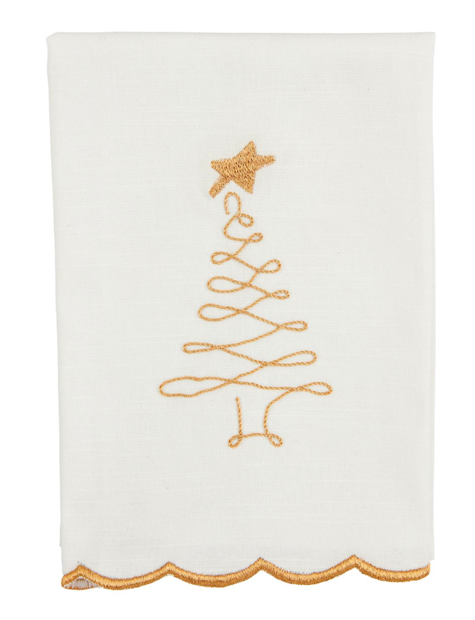Christmas Embroidered Towel