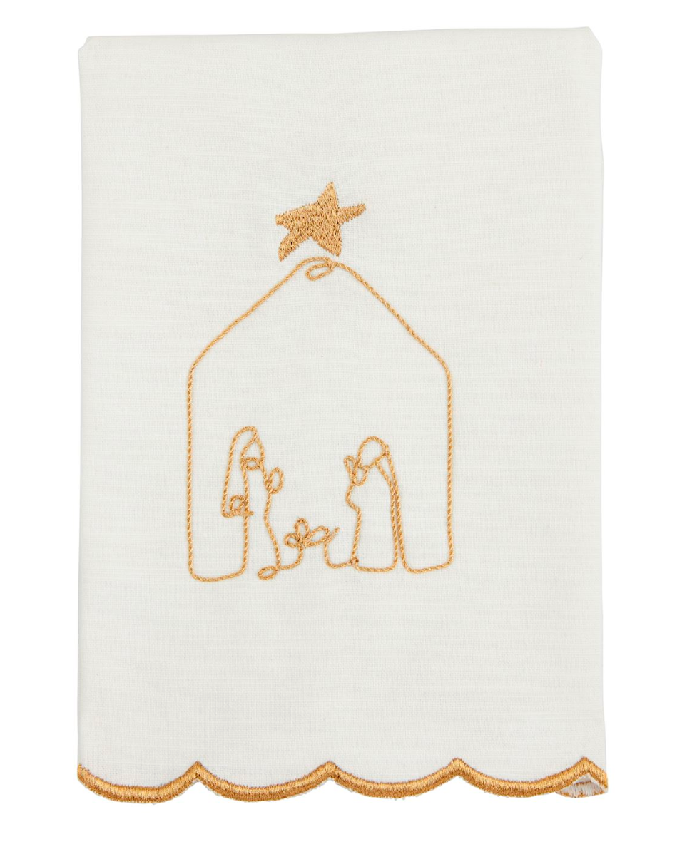 Christmas Embroidered Towel