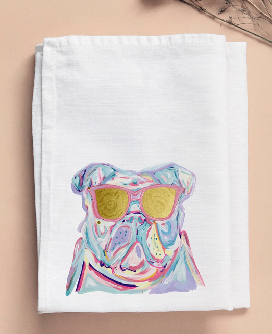 Fun Collegiate Tea Towel