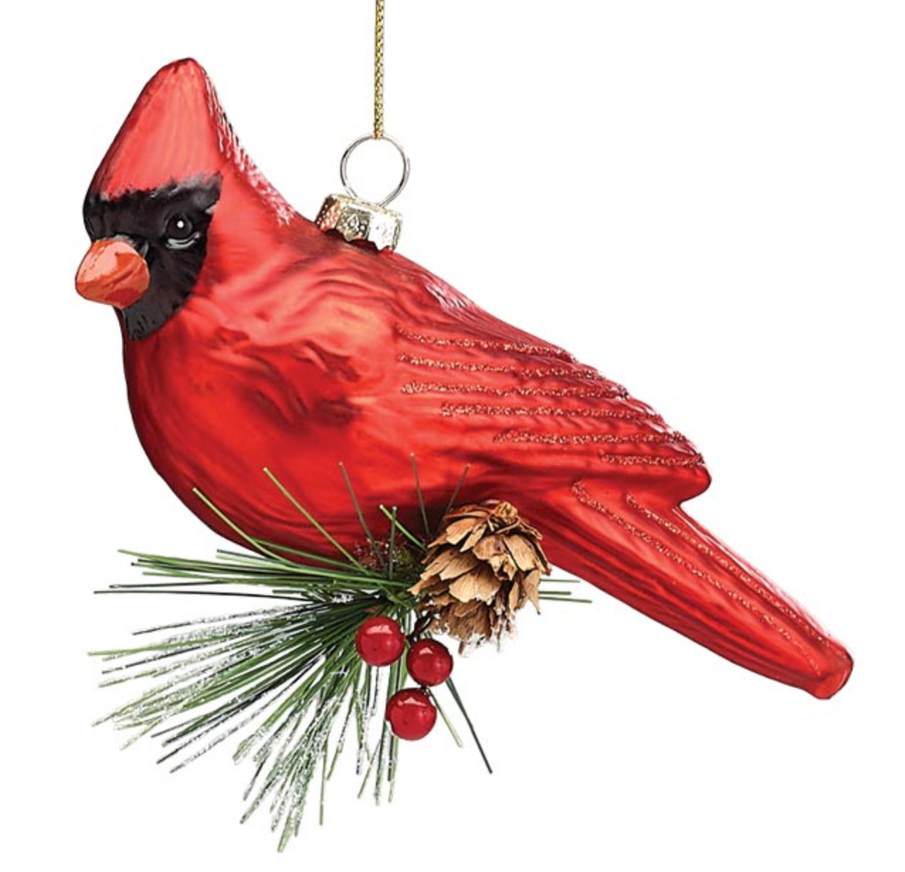 Cardinal Branch Ornament