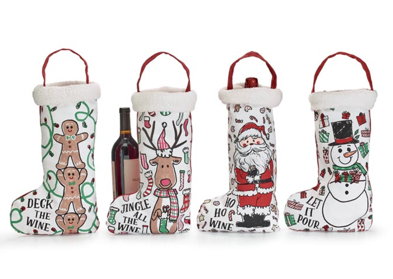 Stocking Wine Bag