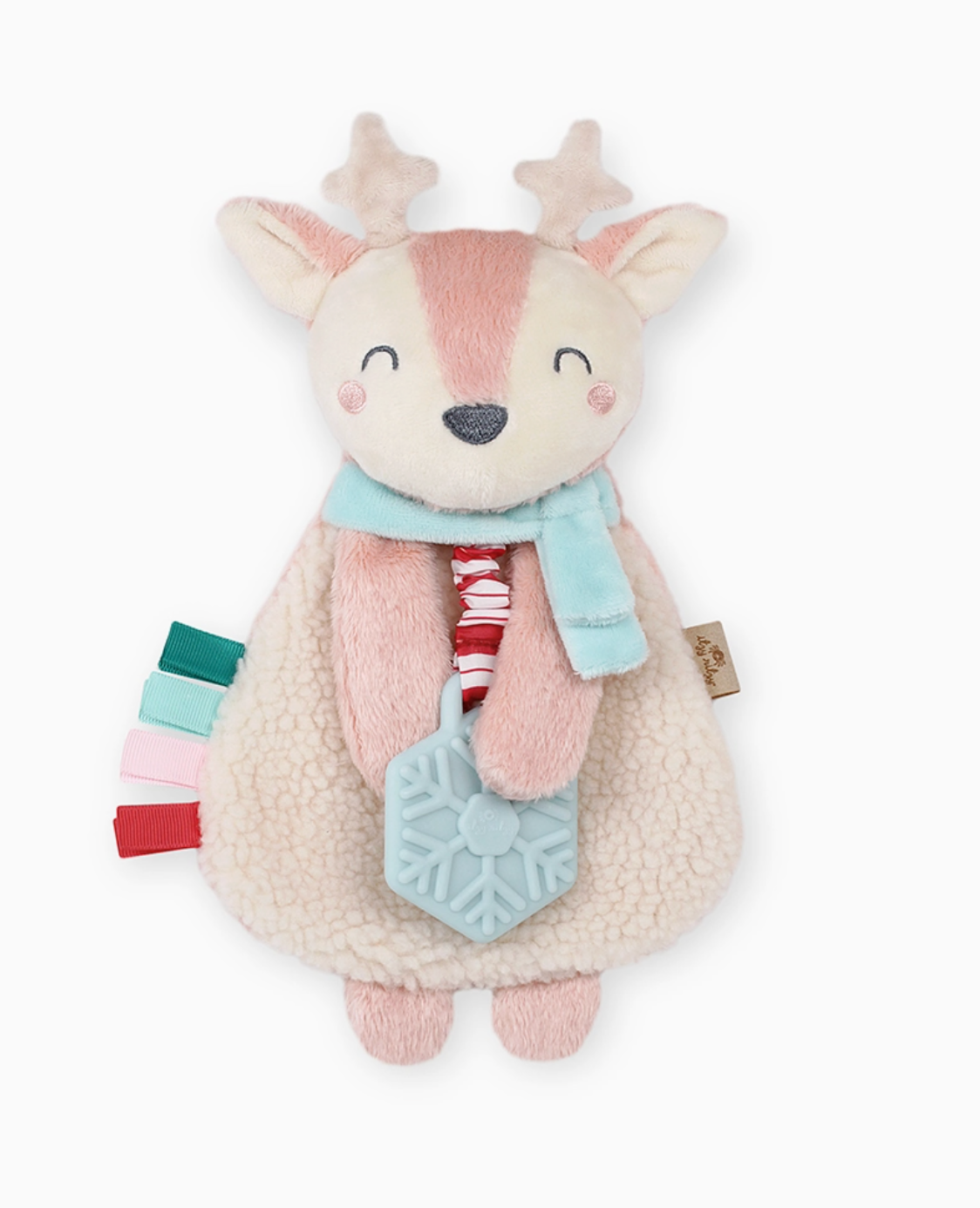 Itzy Ritzy Holiday Lovey Plush + Teether Toy