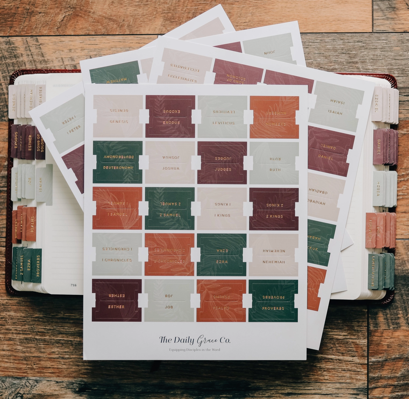 Jewel Tone Bible Tabs