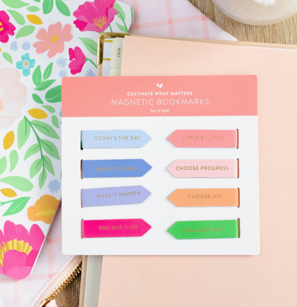 Magnetic Bookmarks | Motivational Page Markers