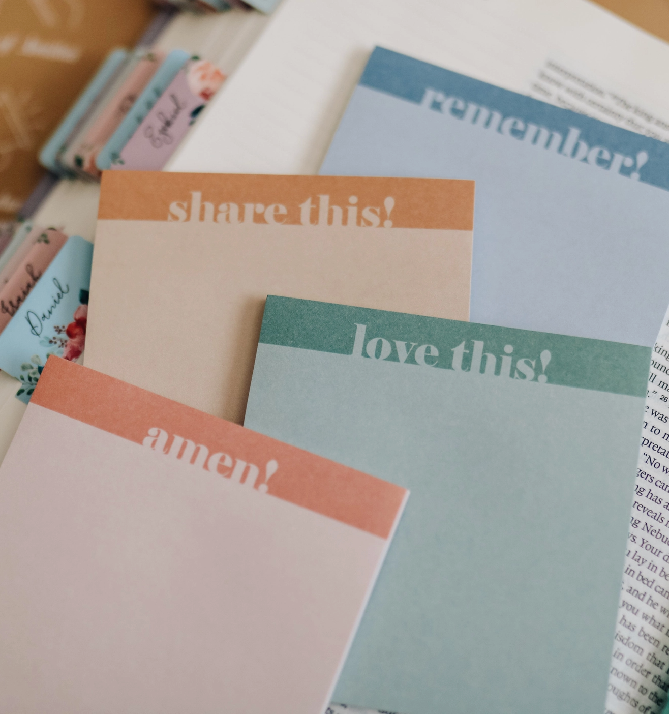 Bright Bible Study Sticky Notes
