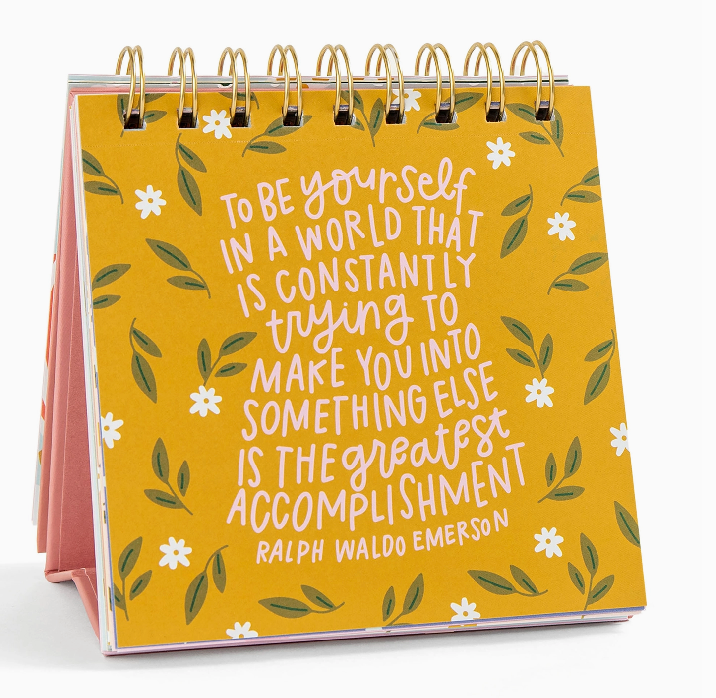 Happy Quotes Desk Flip Calendar