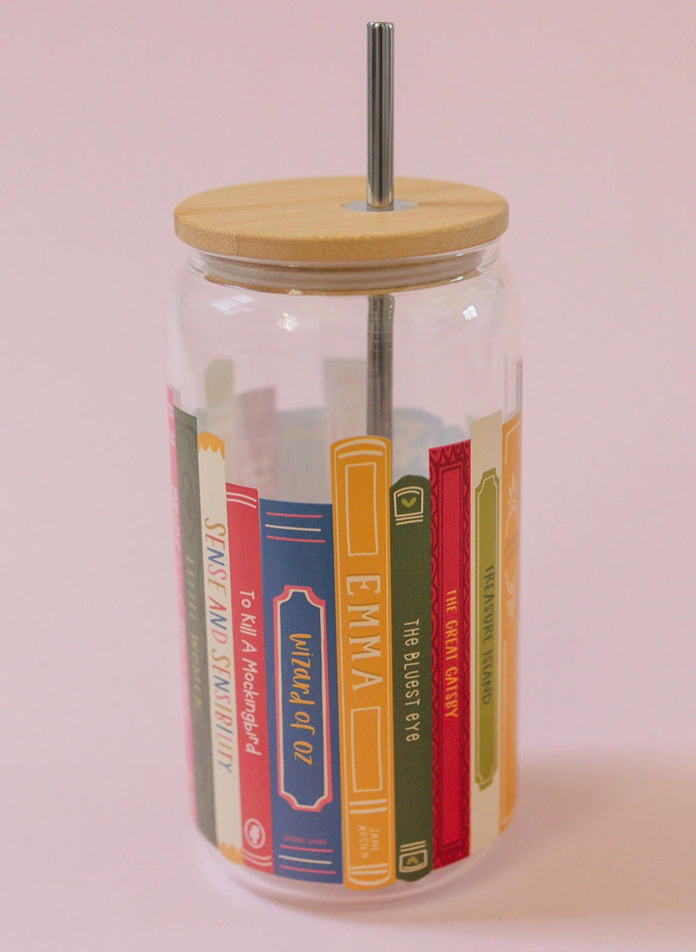 Books Glass Can