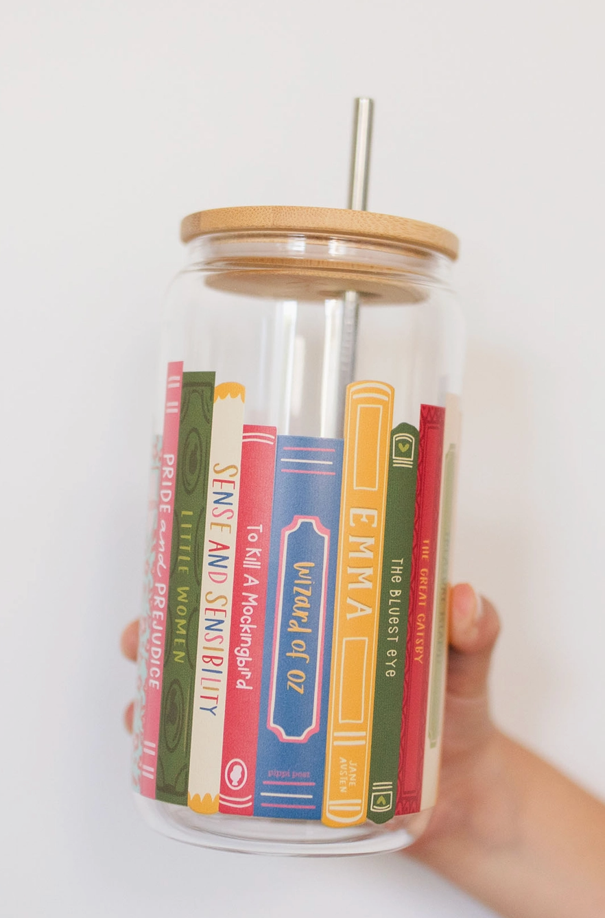 Books Glass Can