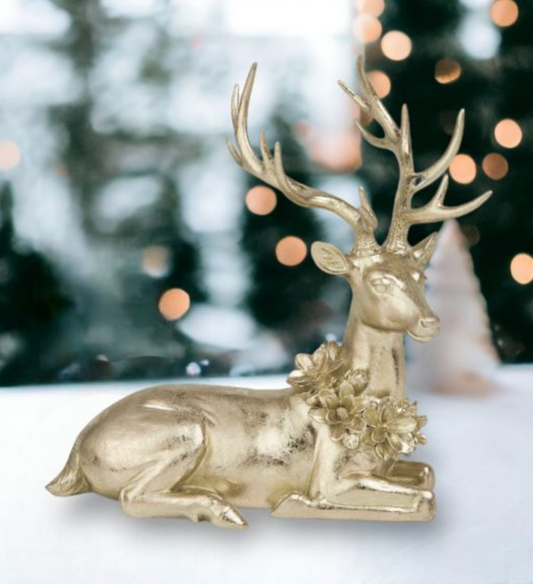 Gold Deer Decor