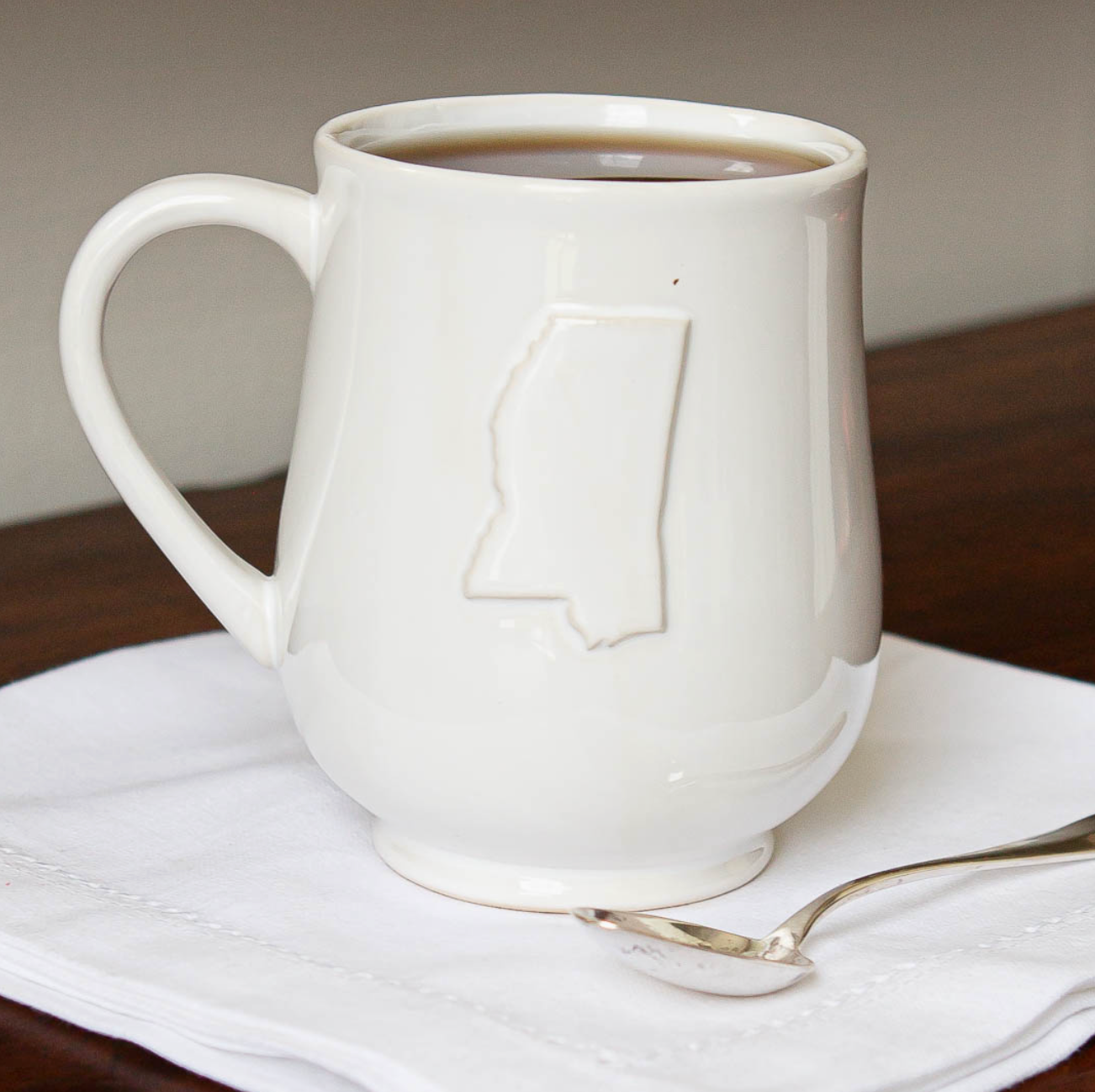 Mississippi Embossed Coffee Mug