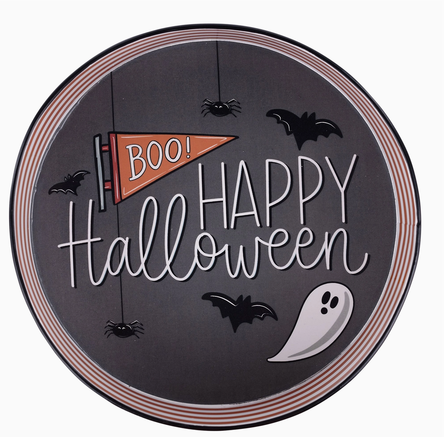 Trick or Treaters Enamel Candy Bowl