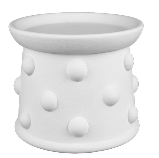 Ceramic Bumpy Candle Pedestal