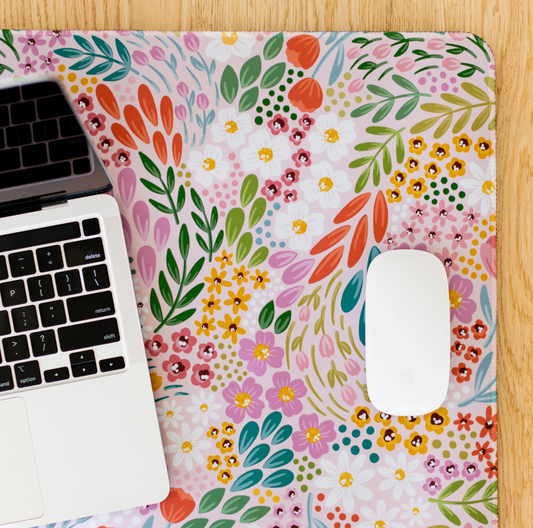 Small Floral Desk Pad