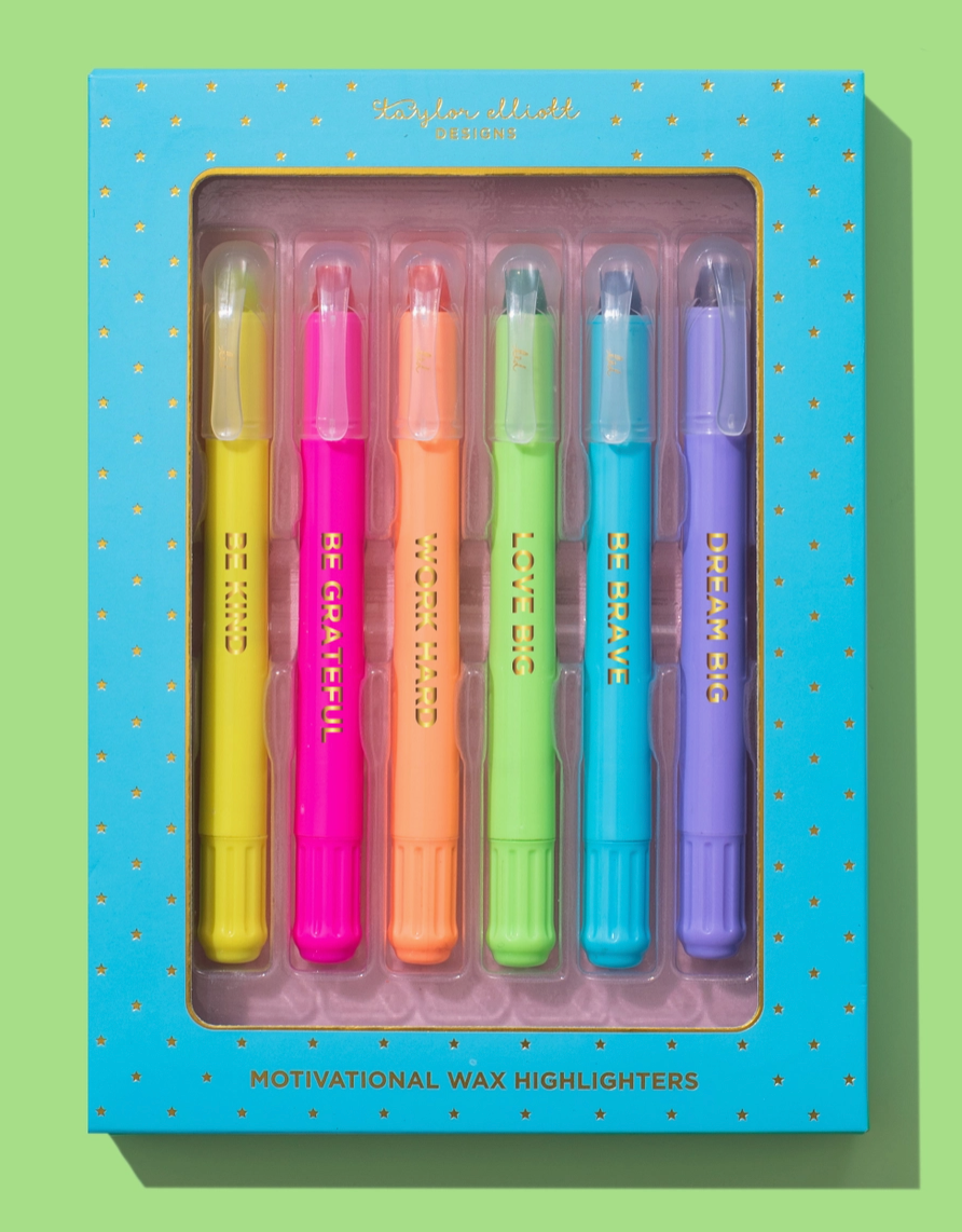 Motivational Wax Highlighter Set – The Stompin' Grounds