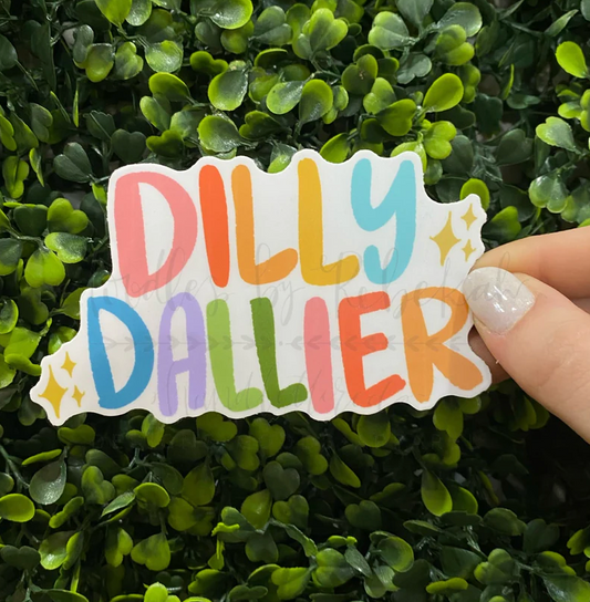 Dilly Dallier Sticker