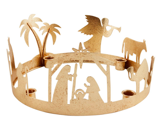 Gold Advent Wreath