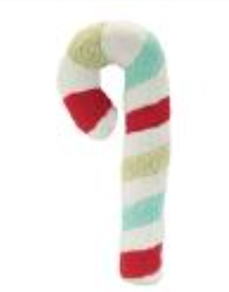 Colorful Candy Cane Pillow