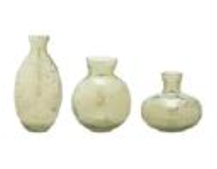 Green Glass Vase