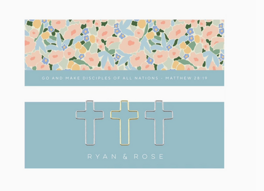 Bookmark Cross Paperclip Set