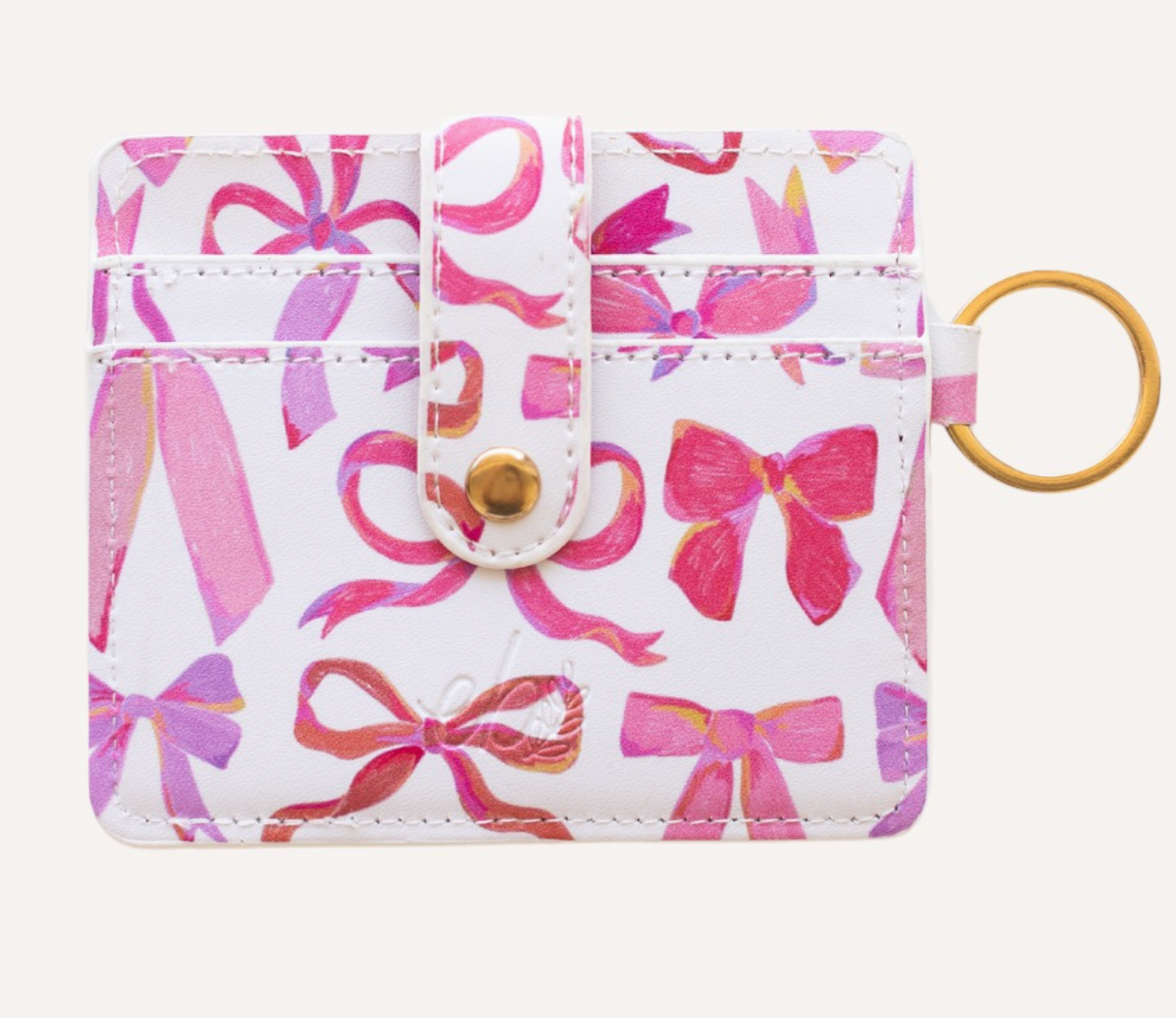 Pink Bows Card Wallet