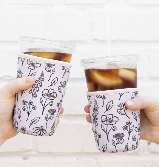Pressed Floral Drink Sleeve