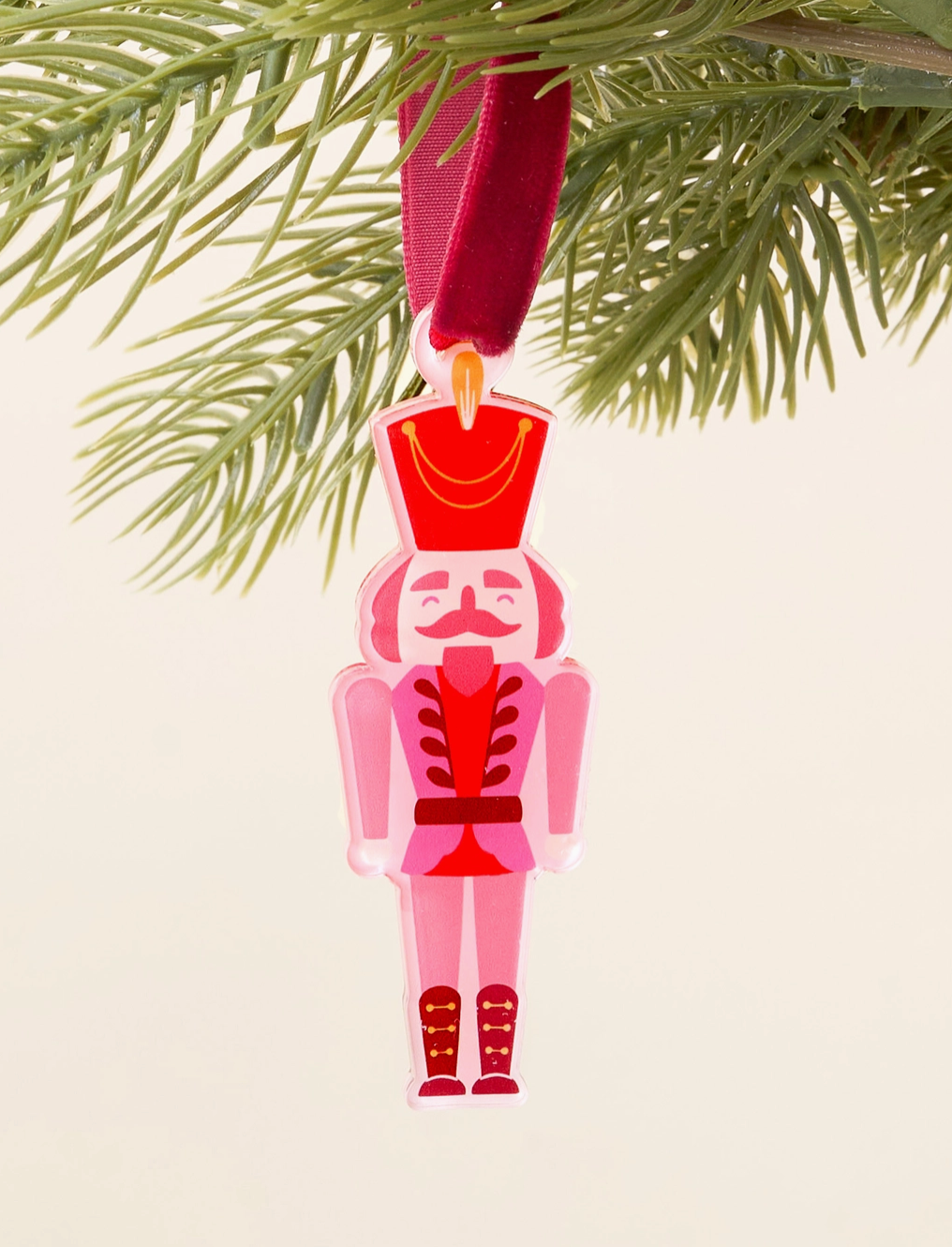 Acrylic Nutcracker Ornament