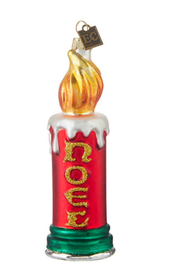 Noel Candle Ornament