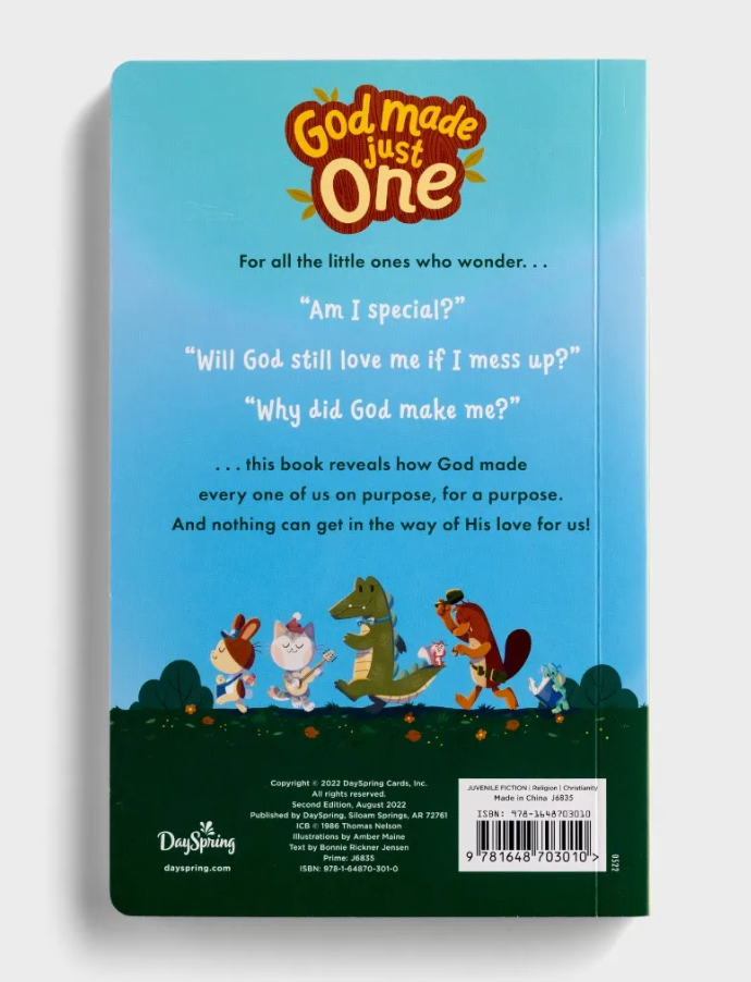 God Made Just One Book