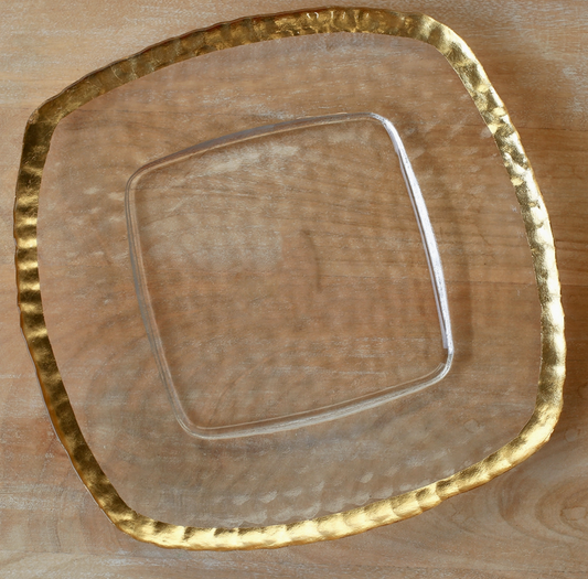 Palmer Textured Glass Plate