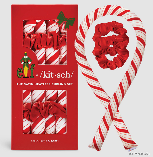Holiday Satin Heatless Curling Set