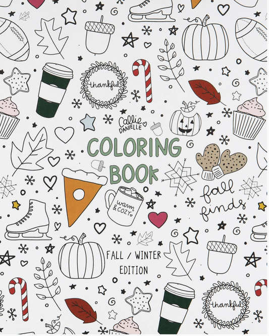 Fall & Holiday Coloring Book