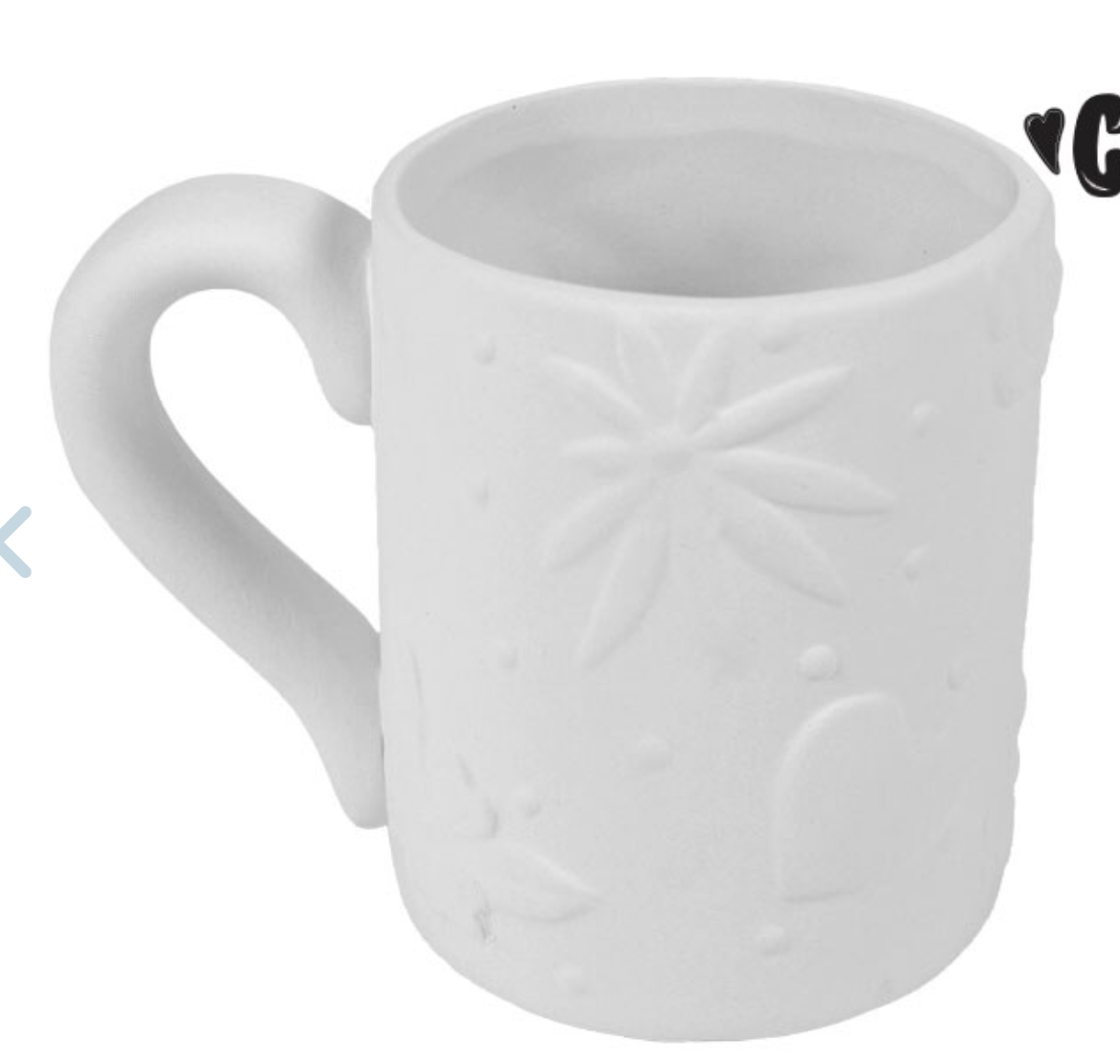 Ceramic Floral Mug