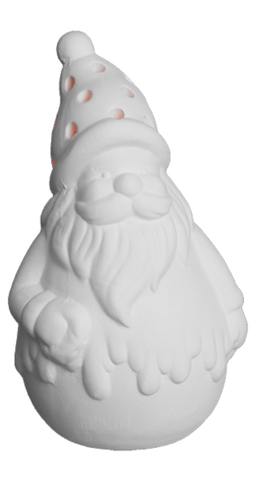 Ceramic Lighted Santa