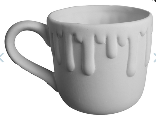 Ceramic Rainbow Drip Mug