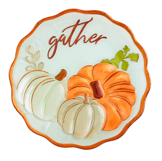 Gather Glass Platter