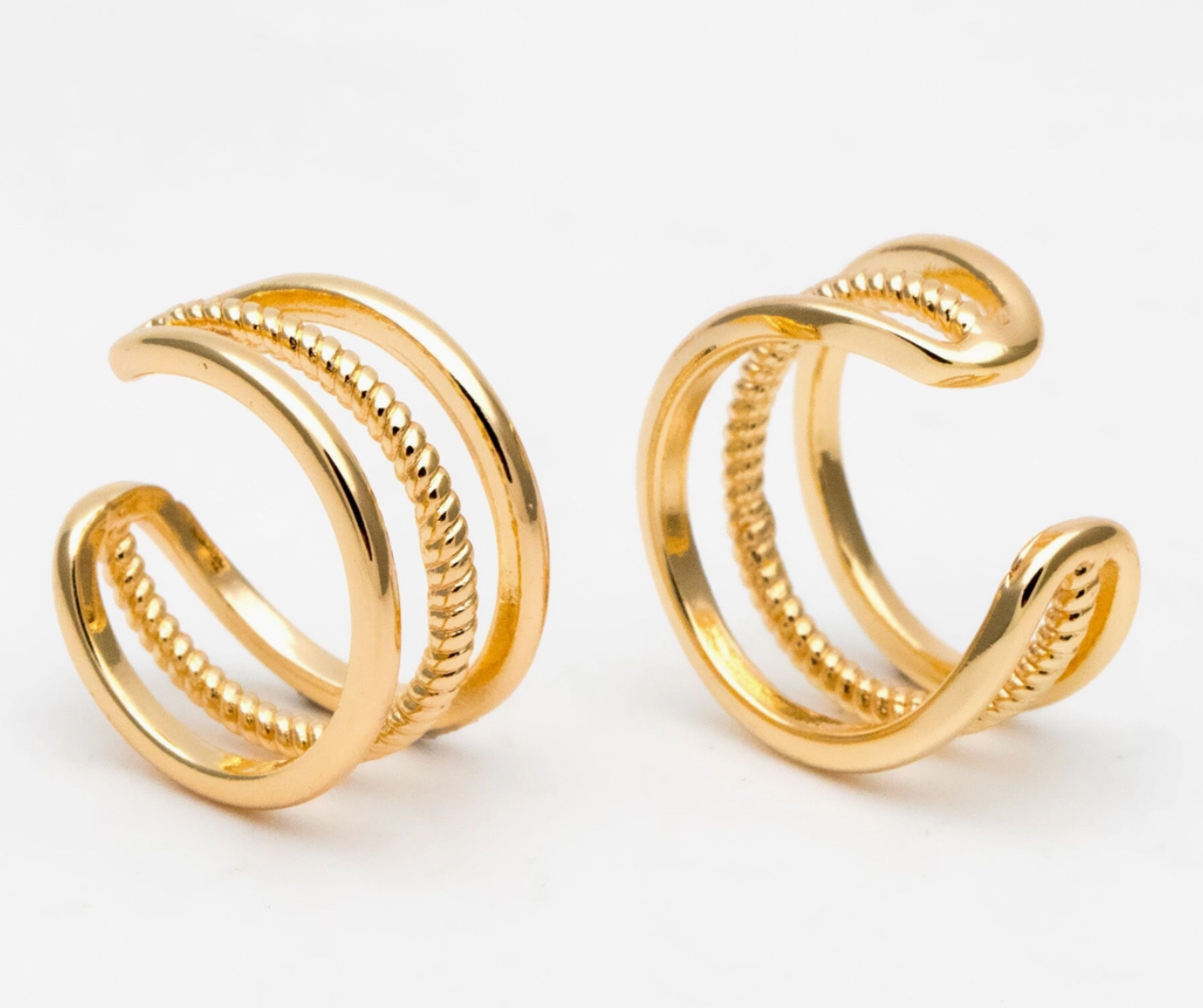 Gold Plated Ear Cuffs