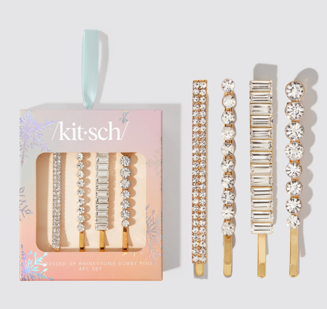 All Dressed Up Rhinestone Bobby Pins