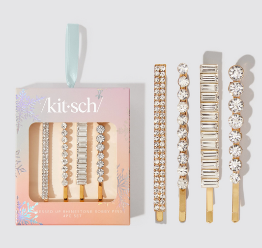 All Dressed Up Rhinestone Bobby Pins