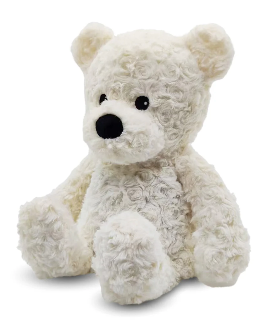 Cream Curly Bear Warmies