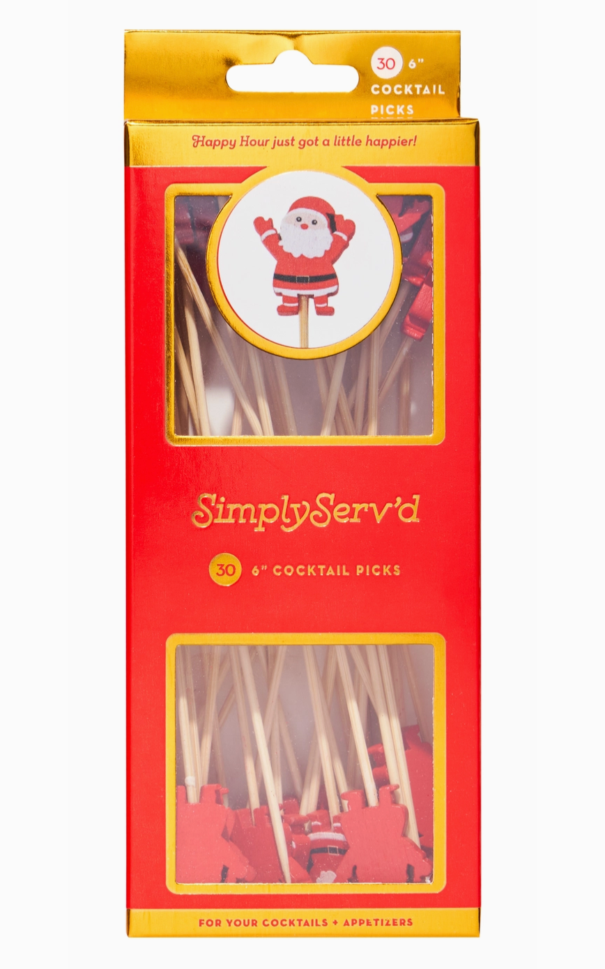 Holiday Cocktail Toothpicks