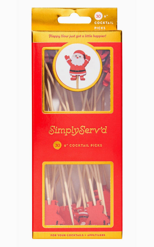 Holiday Cocktail Toothpicks