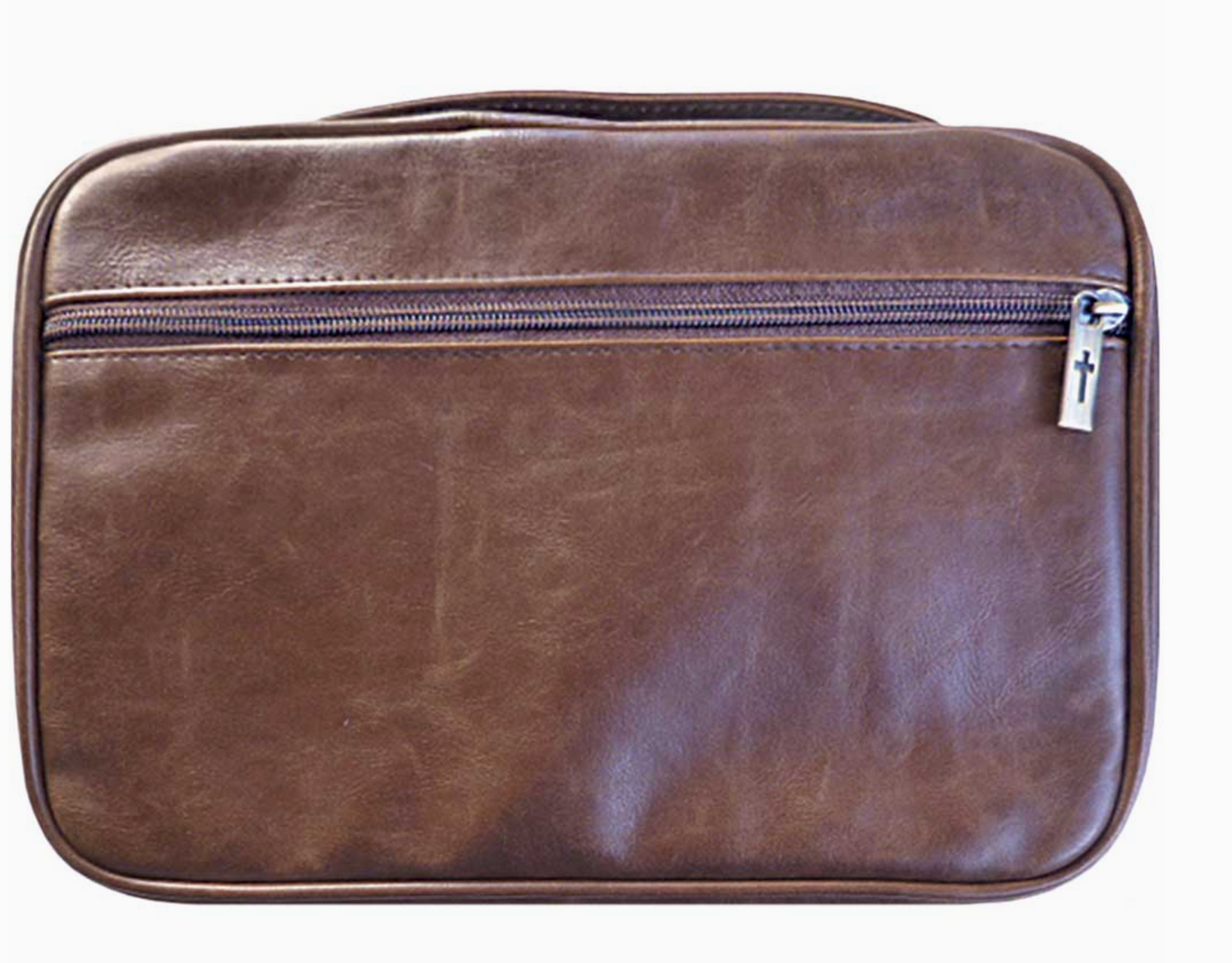 Distressed Leather Bible Cover