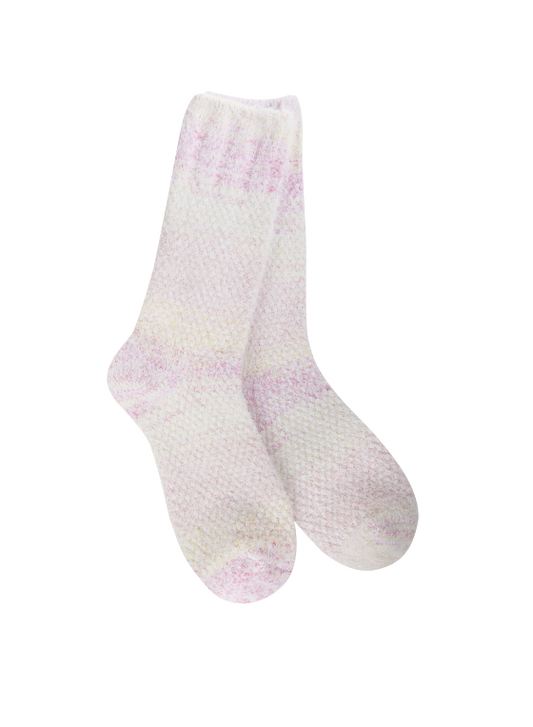 World's Softest Socks Ombre Feather Crew