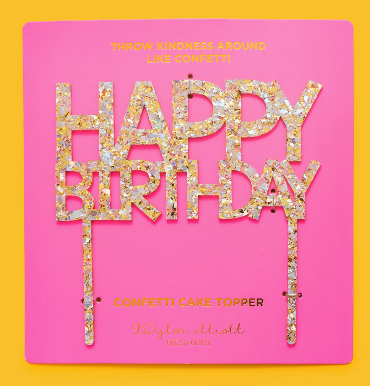 Happy Birthday Cake Topper