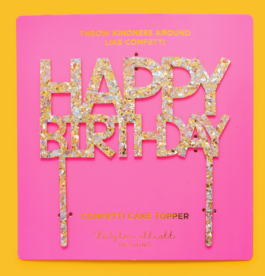 Happy Birthday Cake Topper