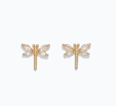 Crystal Dragonfly Cuties Earrings