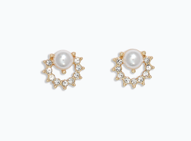 Pearl + Crystal Cuties Earrings