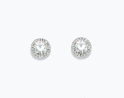 Sparkling Clear Crystal Cuties Earrings